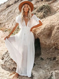 Vestido Largo de Algodón – Estilo Joven Casual (espSell)