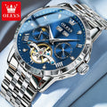 Reloj Automático Esqueleto con Diamantes – OLEVS | espSell