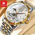 Reloj Automático Esqueleto con Diamantes – OLEVS | espSell