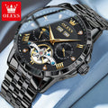 Reloj Automático Esqueleto con Diamantes – OLEVS | espSell