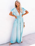 Vestido Largo de Algodón – Estilo Joven Casual (espSell)