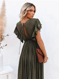 Vestido Largo de Algodón – Estilo Joven Casual (espSell)